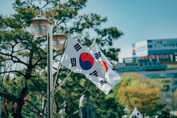 South Korean Flags